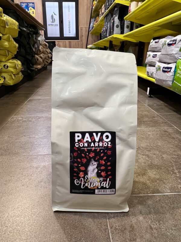 Esencia Animal GATO Pavo con Arroz 1,5Kg